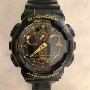 Men’s Camo and Black G Shock
